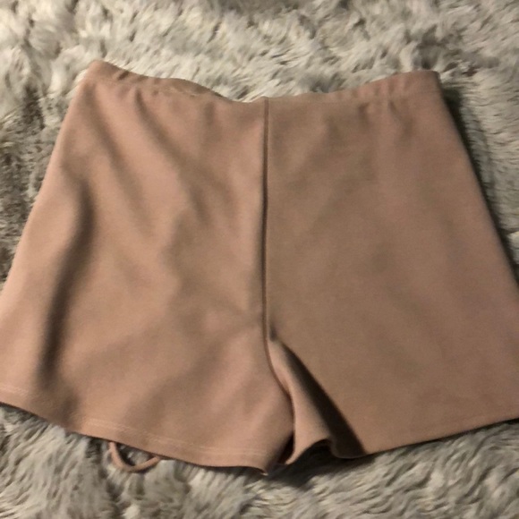 Light Brown lace up skort - Picture 2 of 3